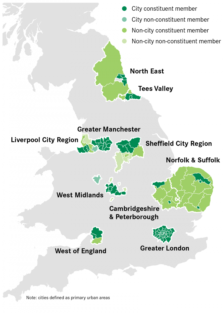 Mayoral devolution deals agreed with government will benefit urban, suburban, and rural England, not just the centres