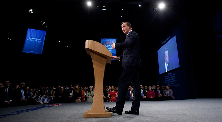 David Cameron 2015 conference PA LS David Cameron 2015 conference