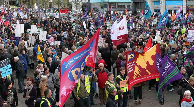Public sector strike NICK EFFORD LS CREATIVE COMMONS Striking public sector workers