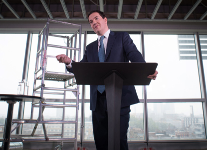 Recent positive economic figures have ‘decisively ended’ the debate over whether the government’s austerity policy is correct, Chancellor George Osborne claimed today. Photo: PA