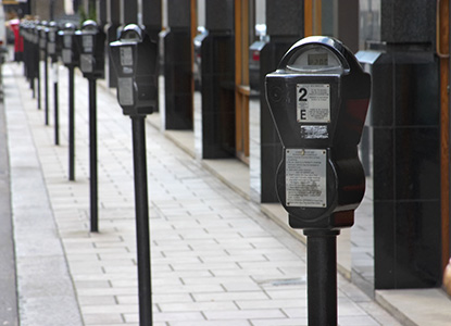 Parking meters council charges