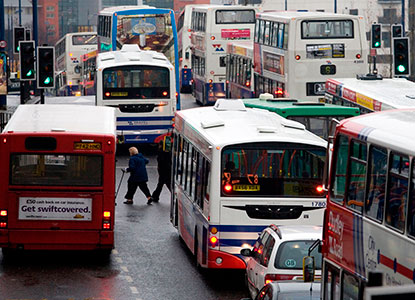 Deregulation of bus services outside London has failed and new regional transport authorities should be created with powers to introduce franchises similar to those in the capital, the Institute for Public Policy Research has said.