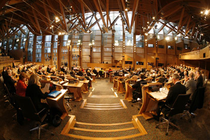 Scottish Parliament chamber