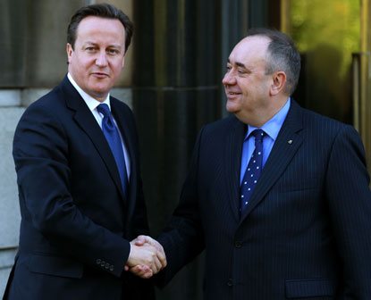Cameron and Salmond agree independence referendum terms