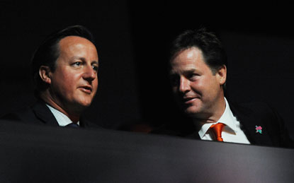 Cameron and Clegg said the reforms to public services would build ‘on those already under way to secure our country’s future and help people realise their ambitions’.