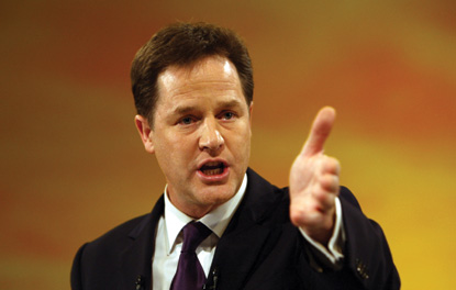 Deputy Prime Minister Nick Clegg