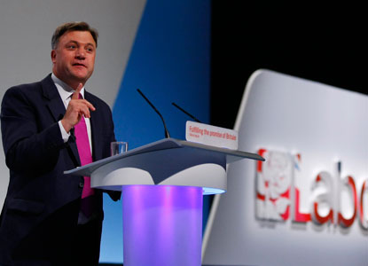 Balls said Labour would adhere to ‘tough fiscal rules’ in government to balance the budget. Photo: PA