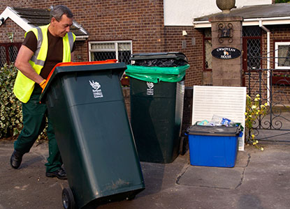 Local dustbin man