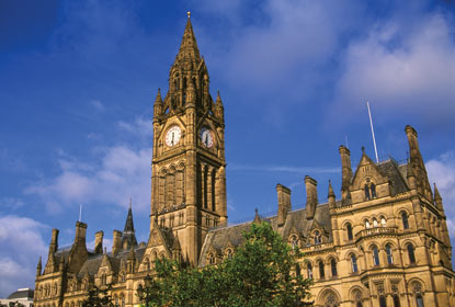 Manchester Town Hall, Alamy