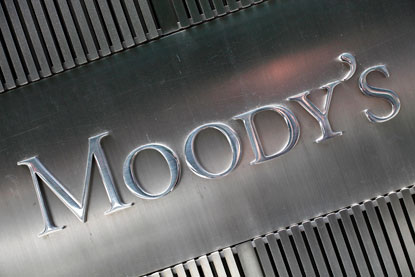 The UK has lost its triple-A credit rating from Moody’s due to ‘continuing weakness’ in economic growth, the agency said.