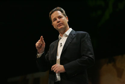Nick Clegg at 2012 Liberal Democrat conference