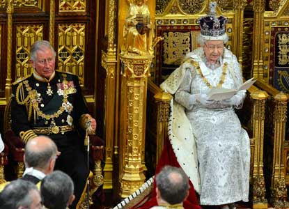 A total of 20 Bills were announced at today’s State Opening of Parliament. Photo: PA