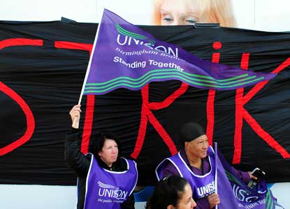 Unison protest