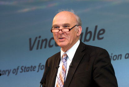 Vince Cable announces business bank