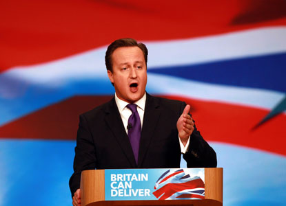 David Cameron Conservative Party conference Photo: PA