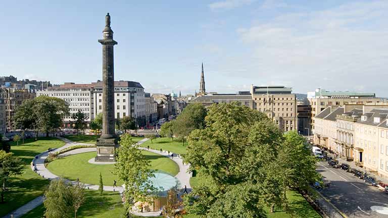 St Andrew Square in Edinburgh