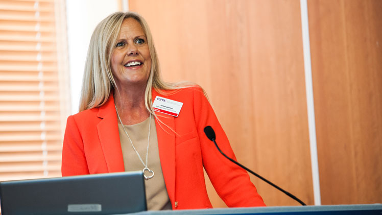 Gillian Quinton at the CIPFA Conference 2015 Gillian Quinton at the CIPFA Conference 2015