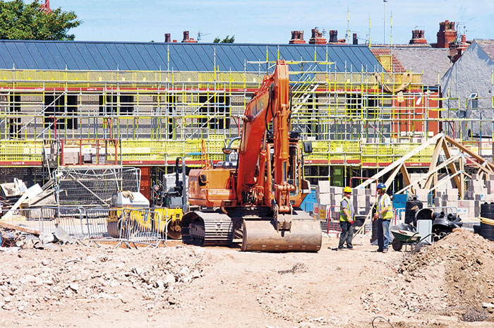 Construction of New Houses Alamy