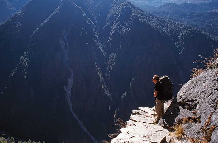 Trekking in the Himalayas Photo: Alamy