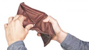 Empty wallet - image: Shutterstock
