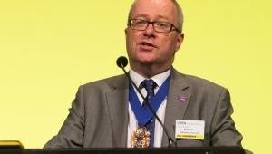 CIPFA president Andy Burns at CIPFA 2017