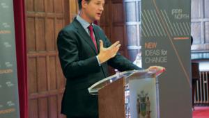 Nick Clegg in Sheffield