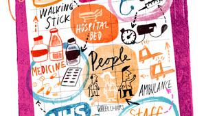 NHS Map, Illustration by Catherine Finnema