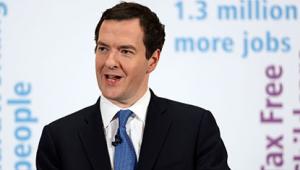 George Osborne at Tilbury Docks