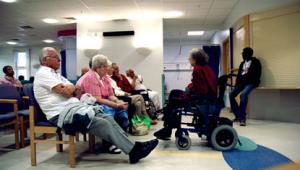 Hospital waiting room Photo: Alamy