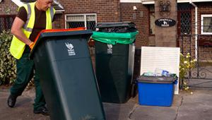 Local dustbin man