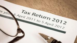 Tax return Photo: Shutterstock