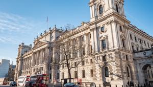 HM Treasury building in Whitehall