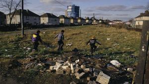 Children in poverty in Scotland Alamy