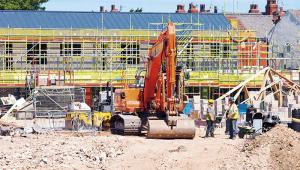 Construction of New Houses Alamy