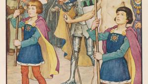 On Account the Emperors Clothes illustration Alamy
