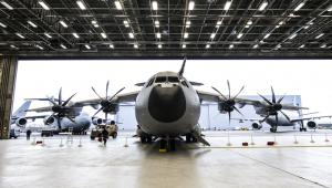 The RAF&#039;s first A400M transport plane - image: MoD
