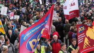 Striking public sector workers