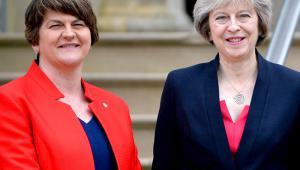 Arlene Foster and Theresa May on agreeing a deal