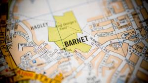 Barnet map Shutterstock 379120864