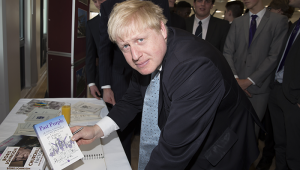 Boris and a book
