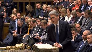 Chancellor Philip Hammond welcomed a more optimistic immediate outlook for the economy and public finances as he revealed the latest Office Budget Responsibility economic forecasts.