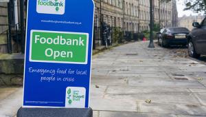 food bank, Edinburgh