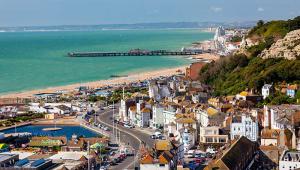 Hastings, coastal town 
