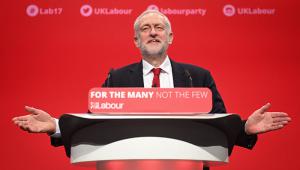 Jeremy Corbyn - Labour conference Sept 2017. One use only 