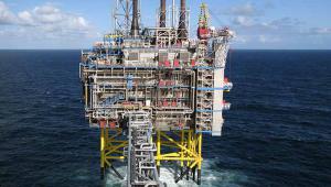North Sea oil rig