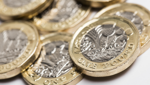 New One Pound British Sterling Coin shutterstock - 632790128