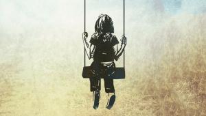 girl on swing 