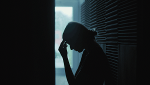 silhouette woman - credit - istock-1501462495