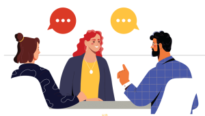 illustrations of business negotiations.credit_shutterstock_2268636679