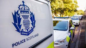 Police Scotland van